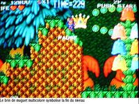 une photo d'Ã©cran de Blue s Journey sur SNK Neo Geo